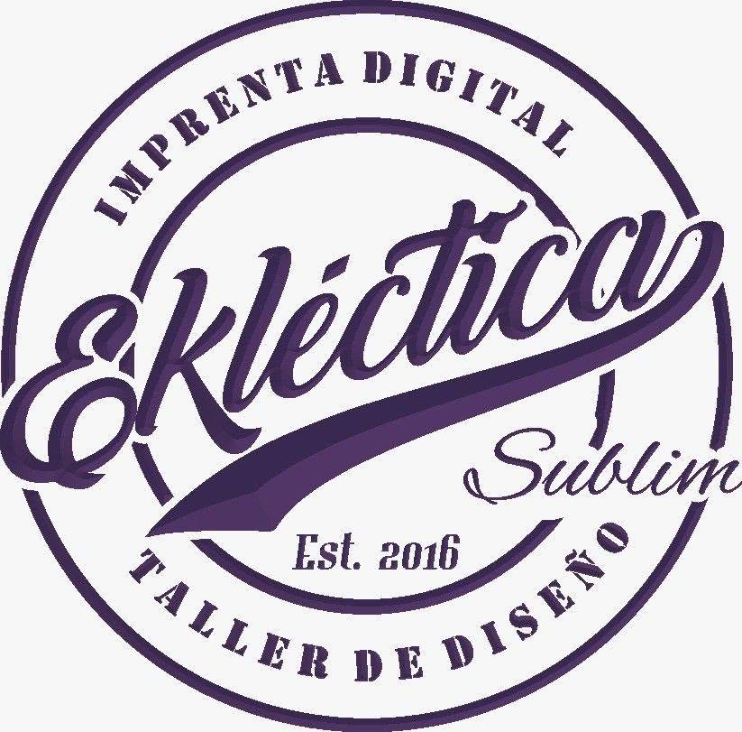 Logotipo de Eklectica Sublim, imprenta digital y taller de diseño